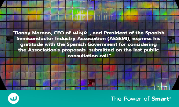 Danny Moreno, CEO of Wiyo, and President of AESEMI, express his gratitude with the Spanish Government for considering the Association’s proposals